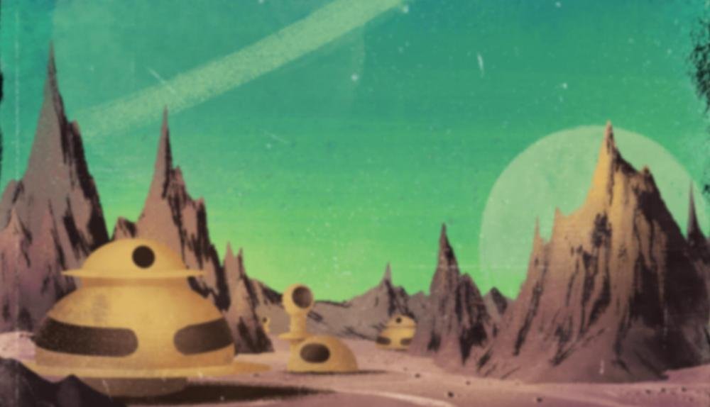 Game Background for Galactic Girls by Eyecon