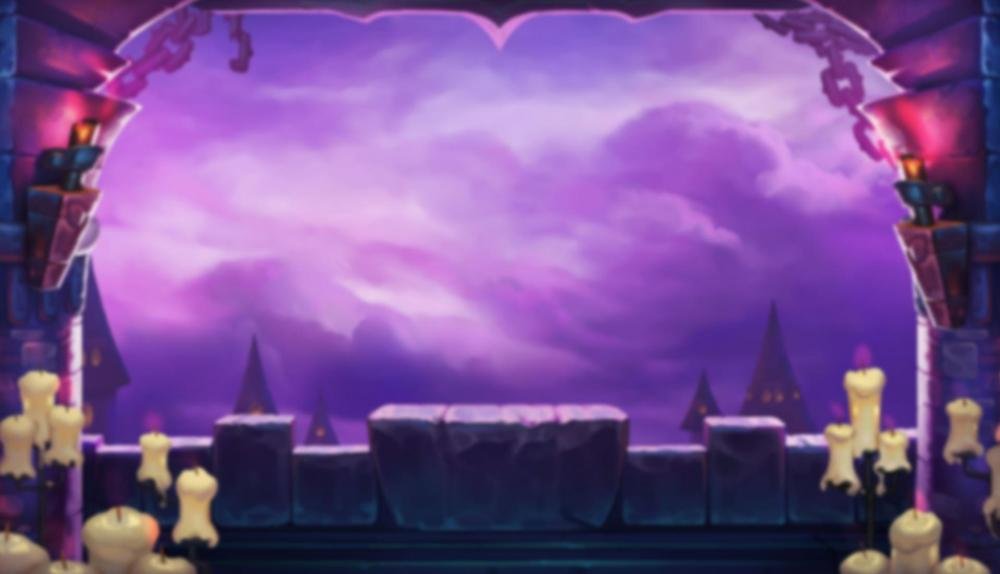 Game Background for Gargoyle Infinity Reels by YGGDRASIL