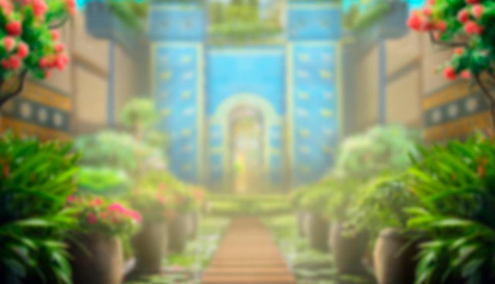 Game Background for Gates of Babylon by Kalamba