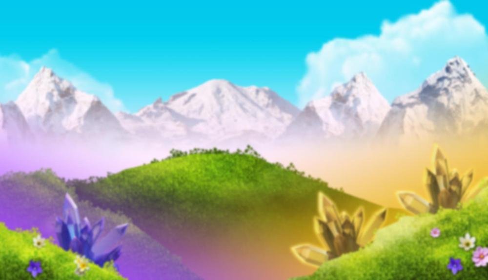 Game Background for Gemz Grow by Mascot Gaming