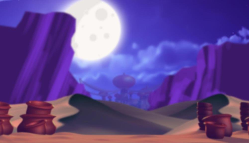 Game Background for Genie Jackpots Wishmaker by Blueprint Gaming