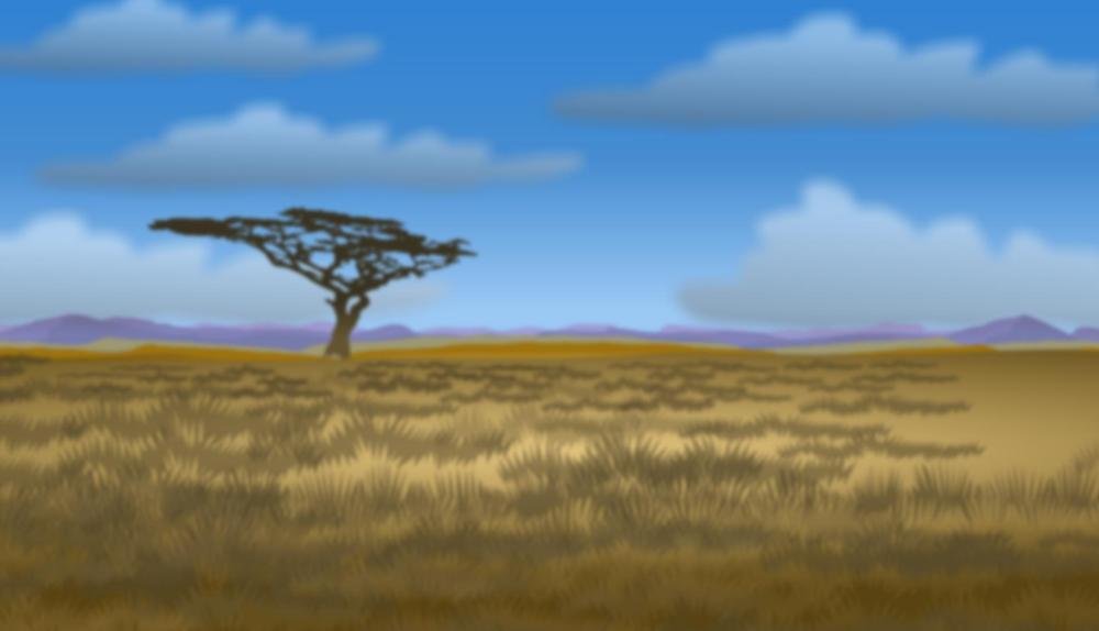 Game Background for Go Wild on Safari Pull Tab by Realistic Games