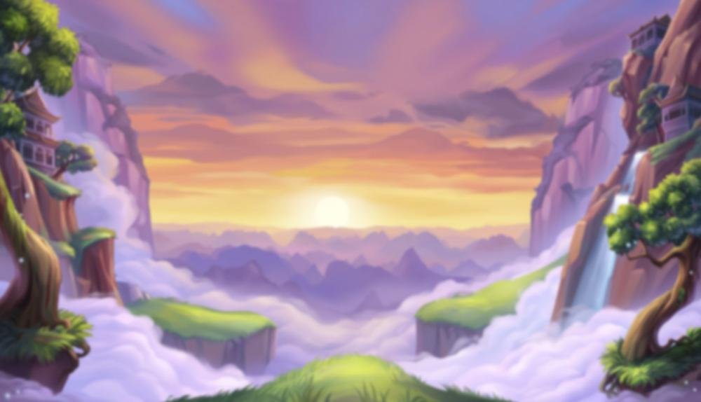 Game Background for Goddess Of The Moon by PariPlay