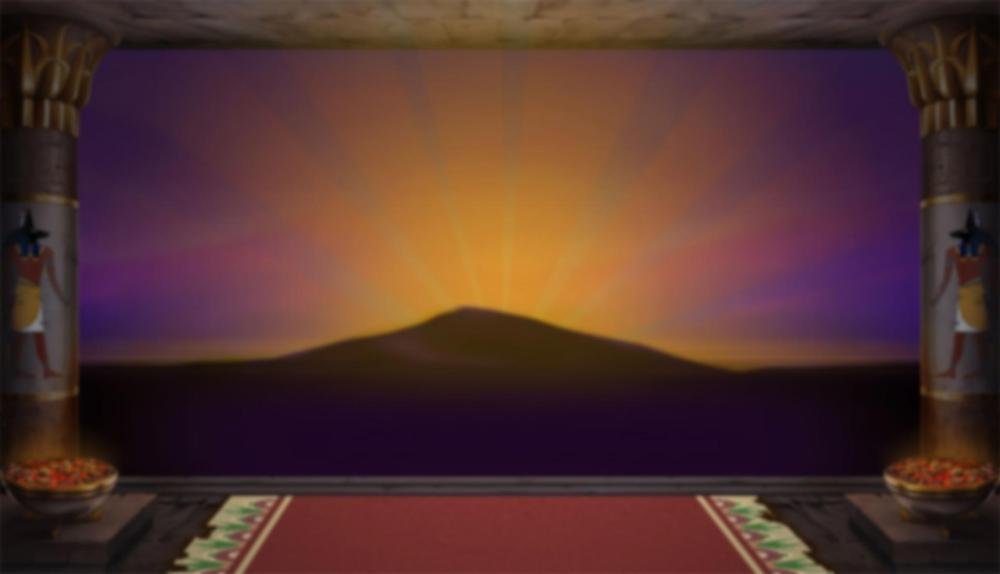 Game Background for God's Temple Deluxe by Booongo