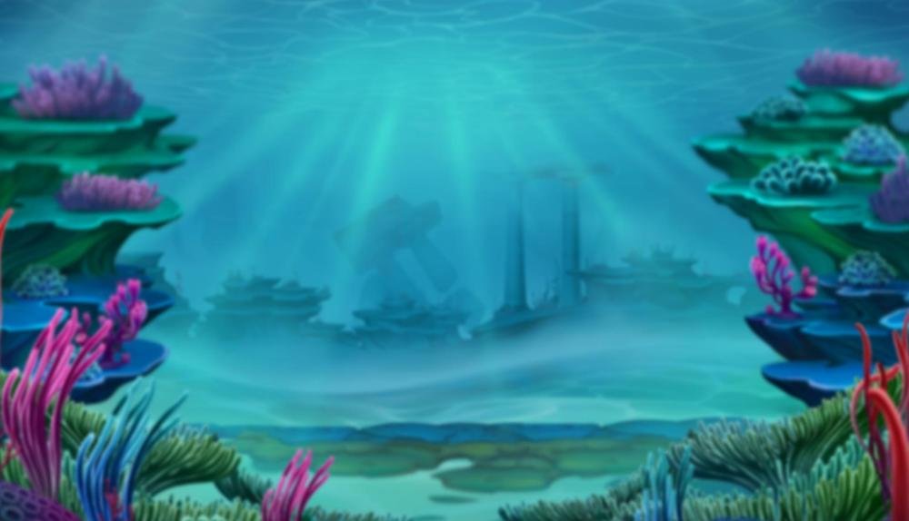 Game Background for Gods of Seas Tritons Fortune by Foxium
