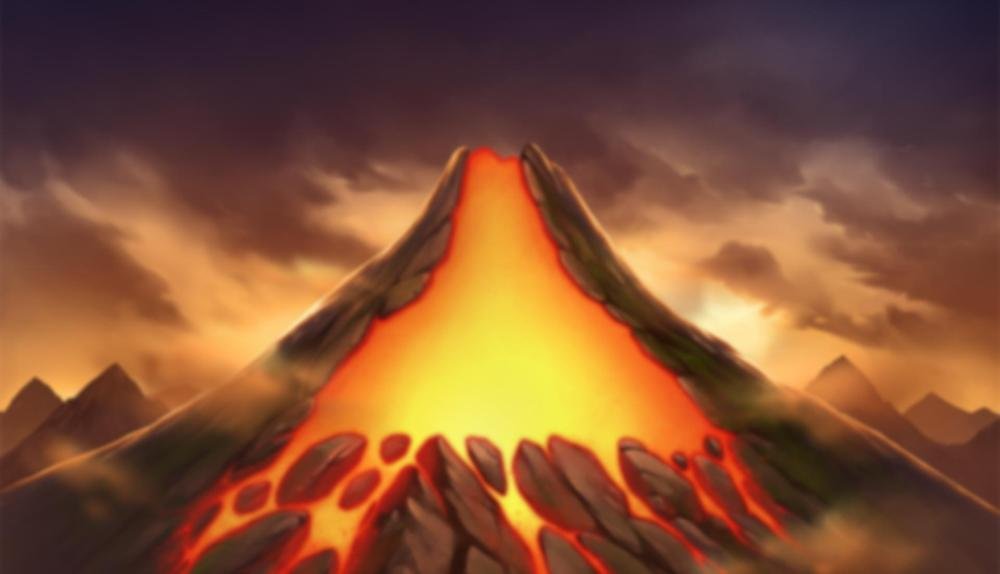 Game Background for Gold Volcano by Playn'Go