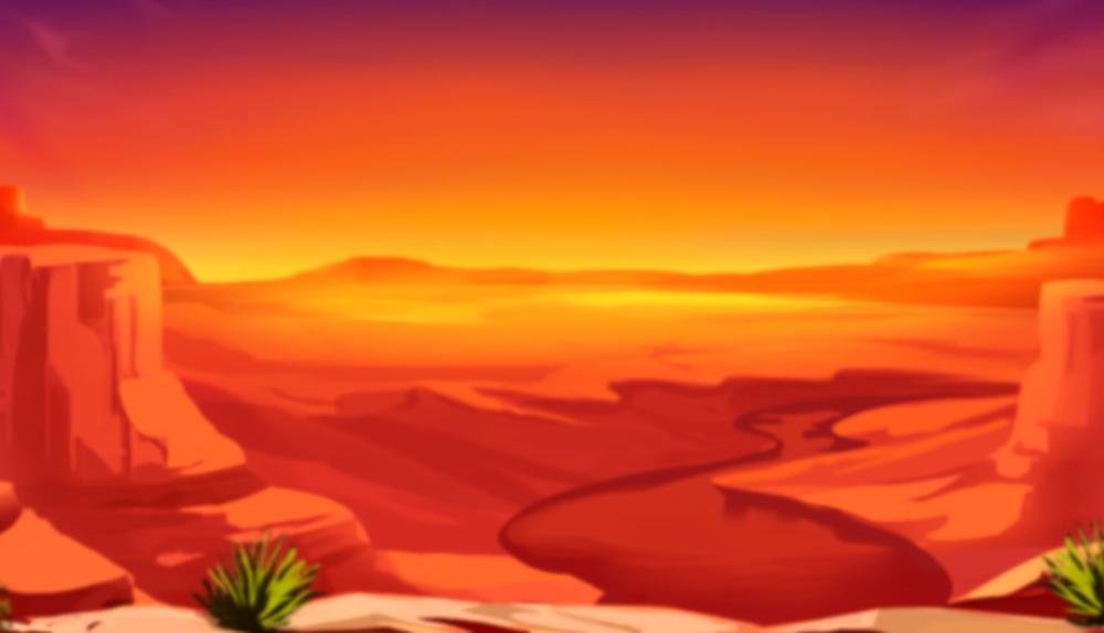 Game Background for Golden Buffalo by Mobilots