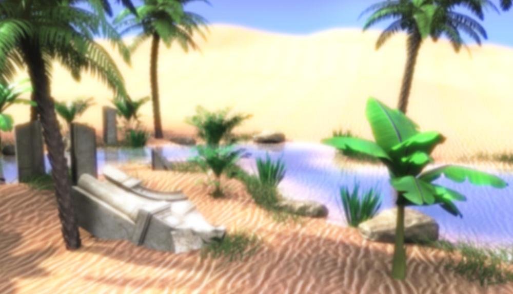 Game Background for Golden Dunes by Oryx