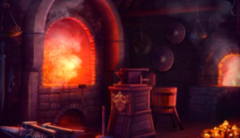 Game Background for Golden Forge by Ruby Play