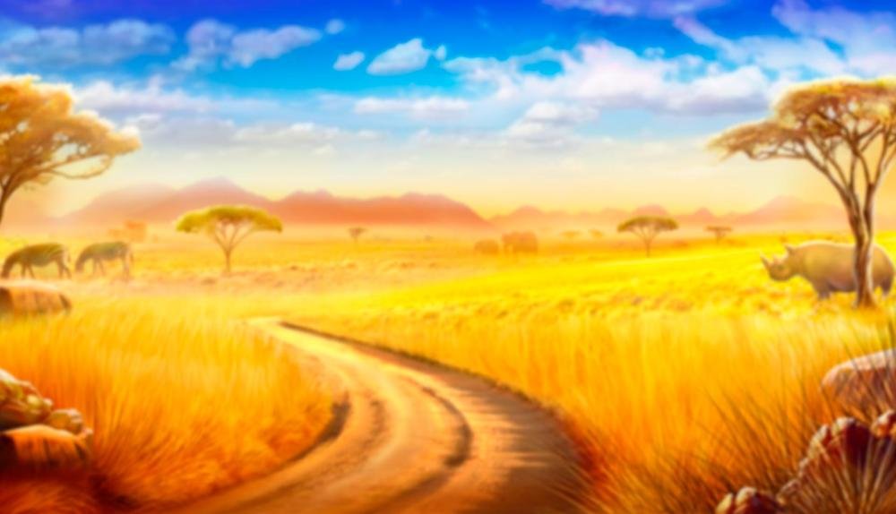 Game Background for Great Rhino Deluxe by Pragmatic Play