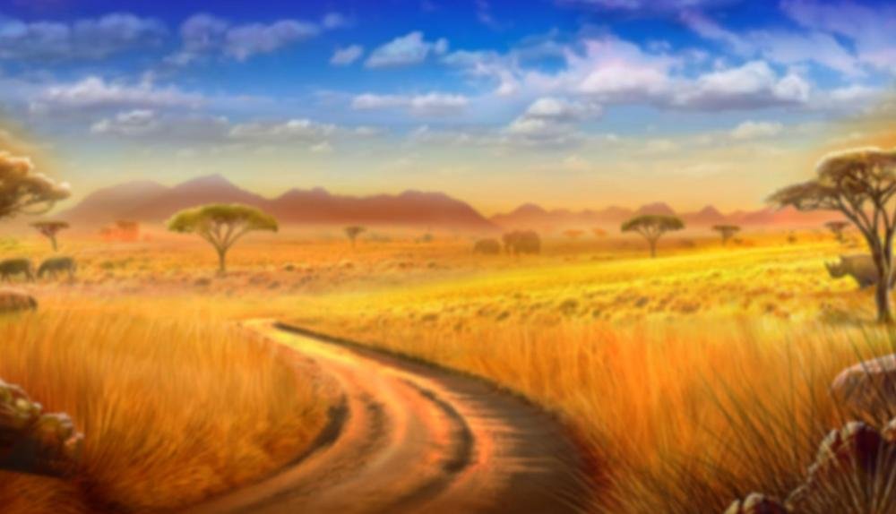 Game Background for Great Rhino Megaways by Pragmatic Play