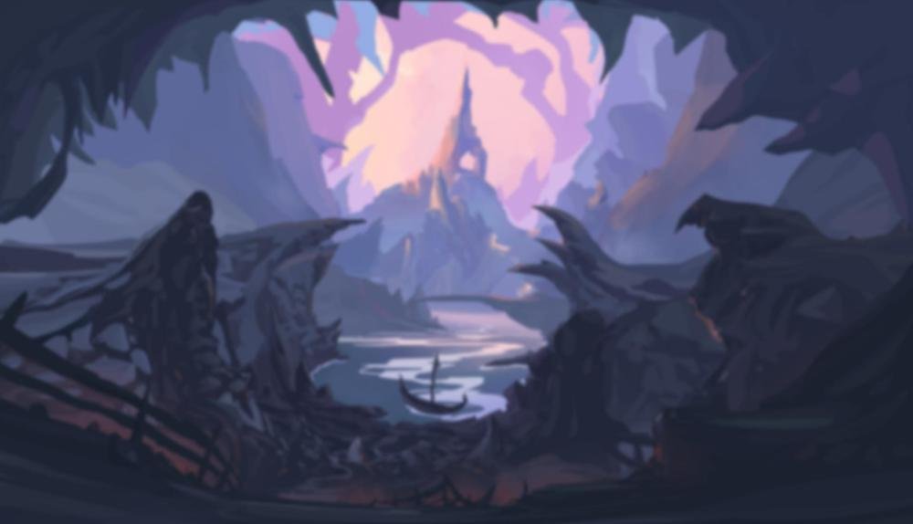 Game Background for Hades: River of Souls by Fantasma