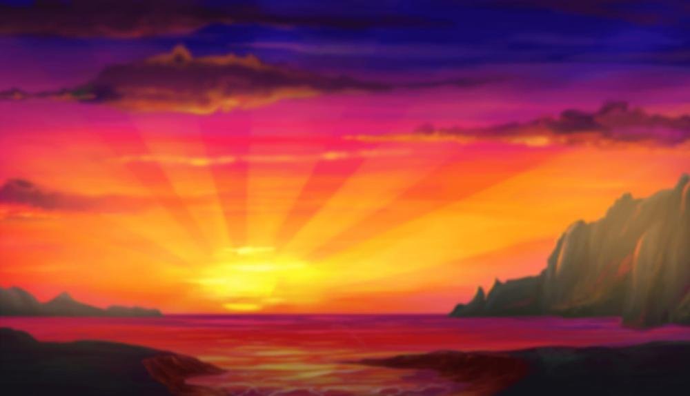 Game Background for Hawaiian Night by Platipus