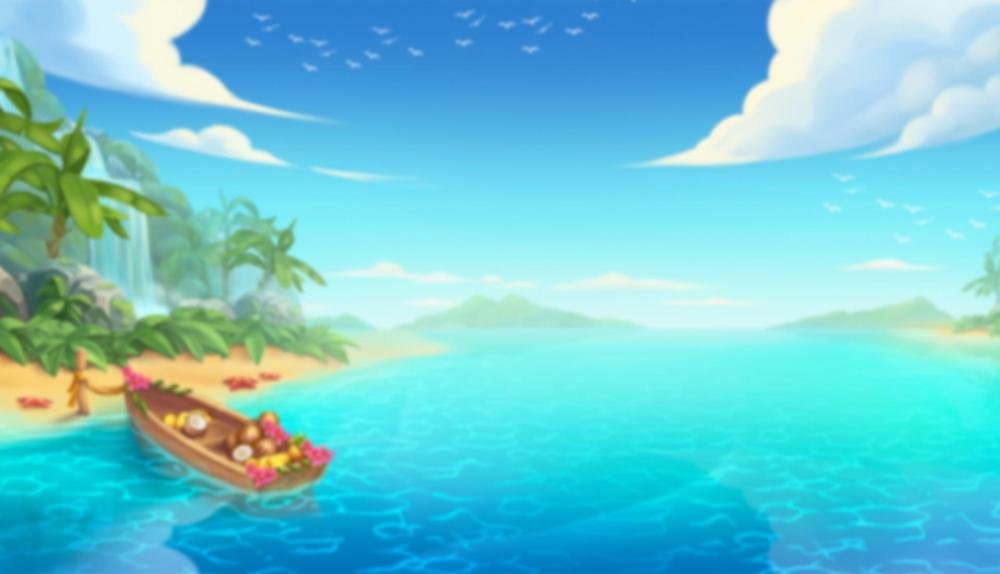 Game Background for Hola Frutas by Stakelogic