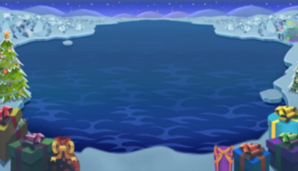 Game Background for Holly Jolly Penguins by Fortune Factory Studios