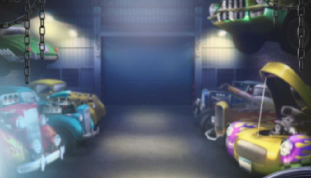 Game Background for Hot Rod Racers by Relax Gaming