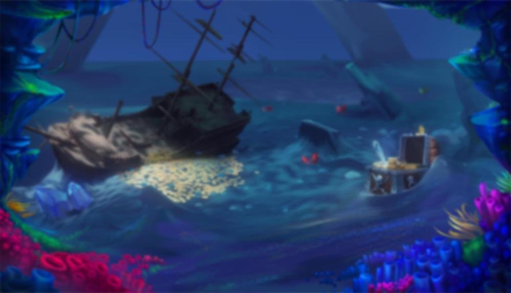 Game Background for Jewel Sea Pirate Riches by Fugaso
