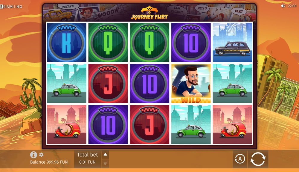 Game Background for Journey Flirt by BGaming