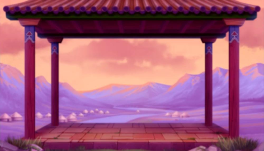 Game Background for Khan's Wild Quest by Booming games