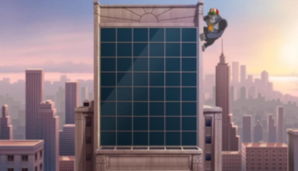 Game Background for Krazy Kong by Games Inc