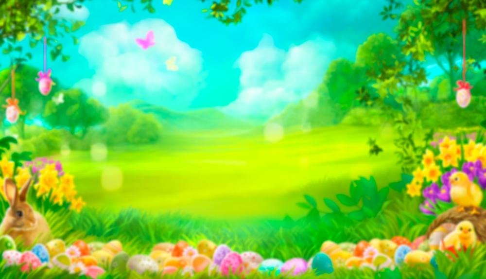 Game Background for Lady Fruits 40 Easter by Amatic