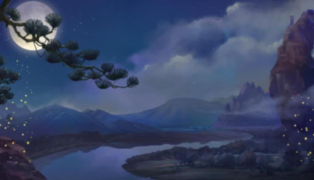 Game Background for Lady of the Moon by Pragmatic Play