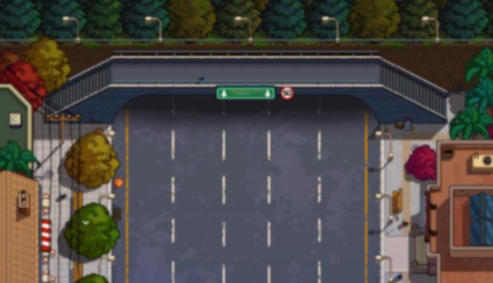 Game Background for Lazy Bones Freeway by Spinmatic