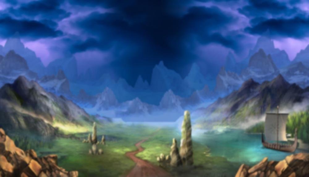 Game Background for Lightning Strike Megaways by Blueprint Gaming