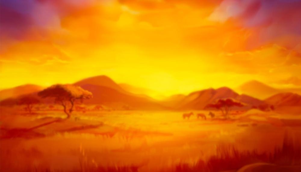 Game Background for Lion Gems: Hold and Win by Playson