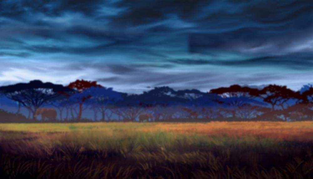 Game Background for Lion Thunder by Blueprint Gaming