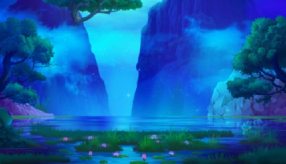 Game Background for Lotus Charm by Booongo