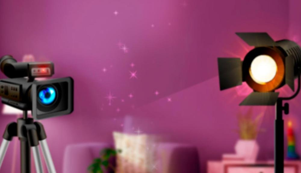 Game Background for Lucky Camgirls Charm by 5 men games