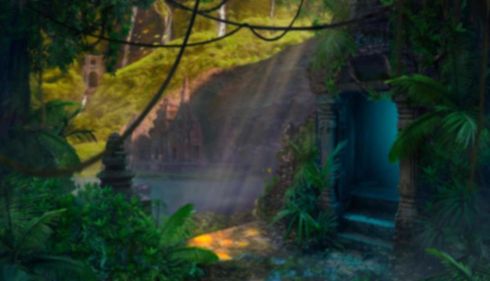 Game Background for Lucky Jack Lost Jungle by Spinomenal