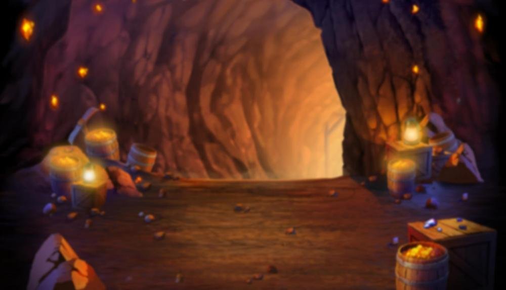 Game Background for Lucky Nuggets Megaways by Blueprint Gaming