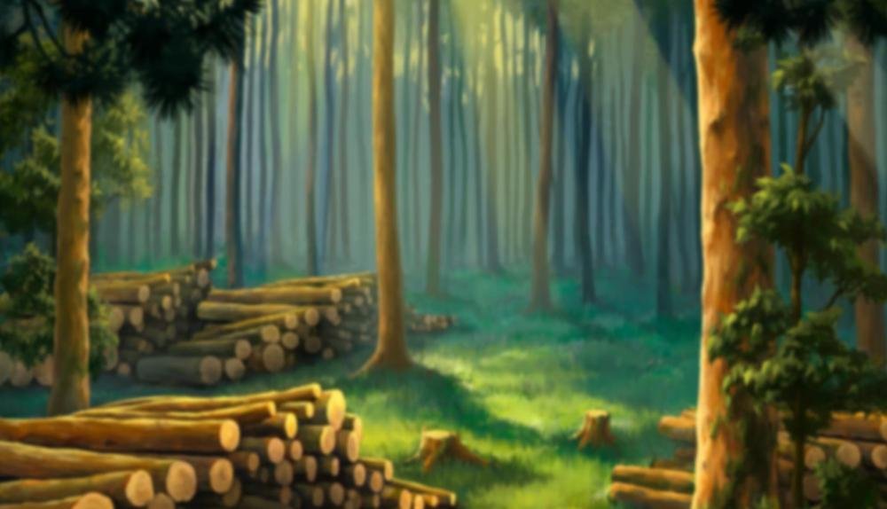 Game Background for Lumber Jack by Endorphina