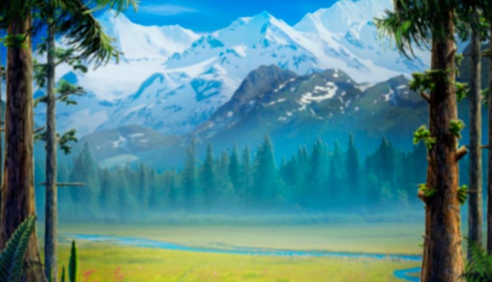 Game Background for Mammoth Chase by Kalamba