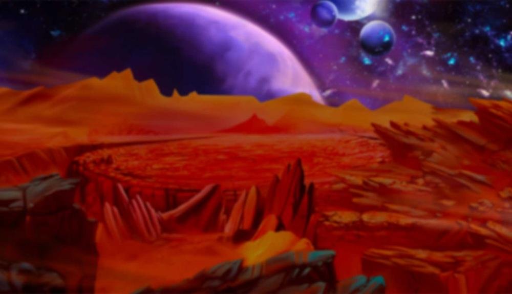 Game Background for Mars Invasion by 5 men games