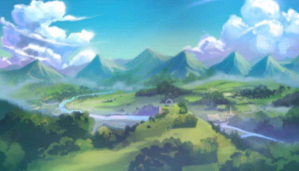 Game Background for Mimi and Magic Staff by Oryx