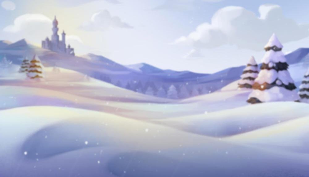 Game Background for Moon Princess: Christmas Kingdom by Playn'Go