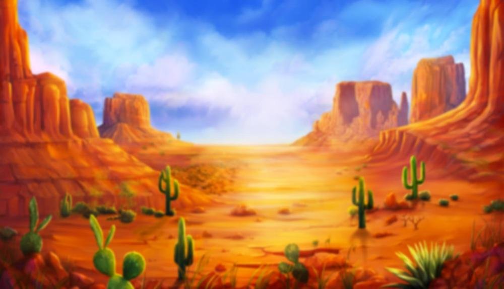 Game Background for Mustang Riches by SpinPlay Games
