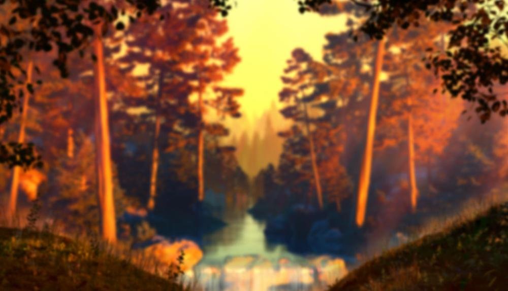 Game Background for Mystical Forest by Oryx