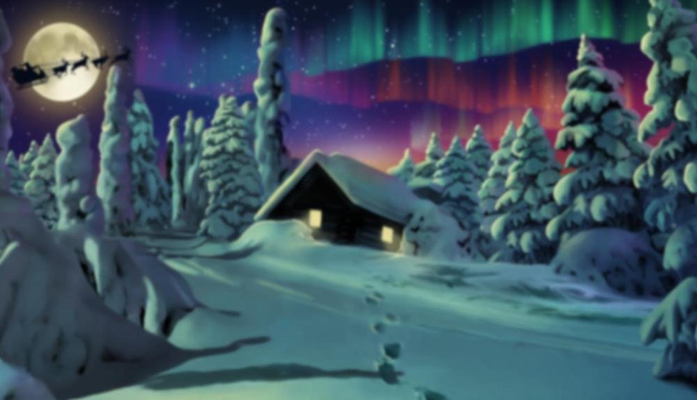 Game Background for Mystical Santa Megaways by Stakelogic