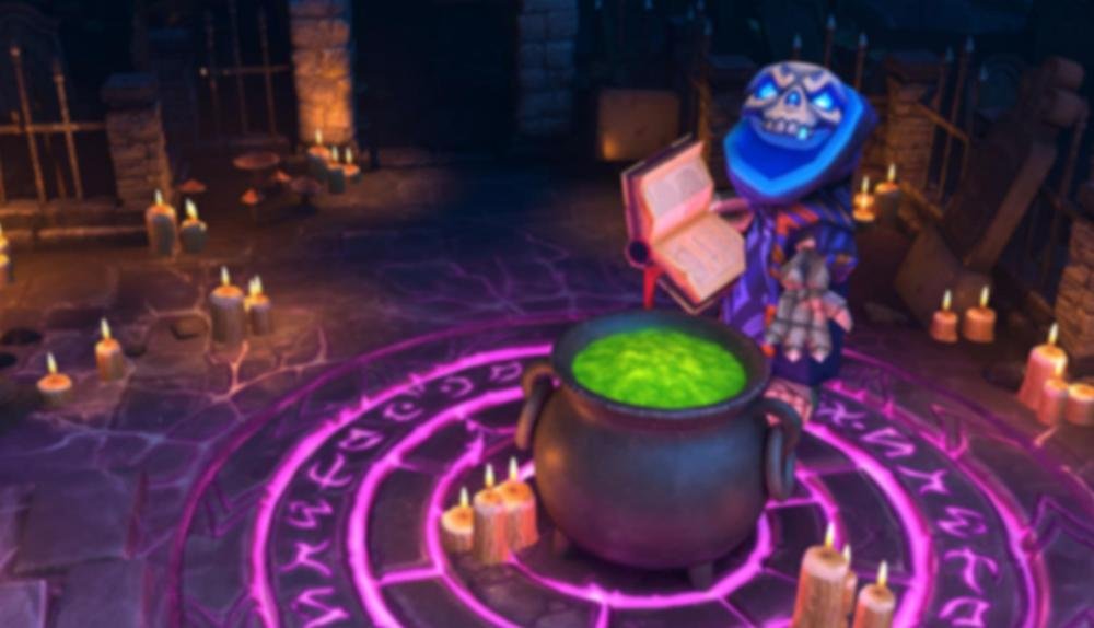 Game Background for Necromancer by EvoPlay