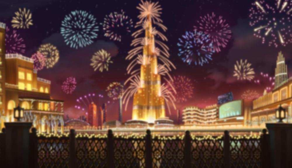 Game Background for New Year's Bash by Habanero