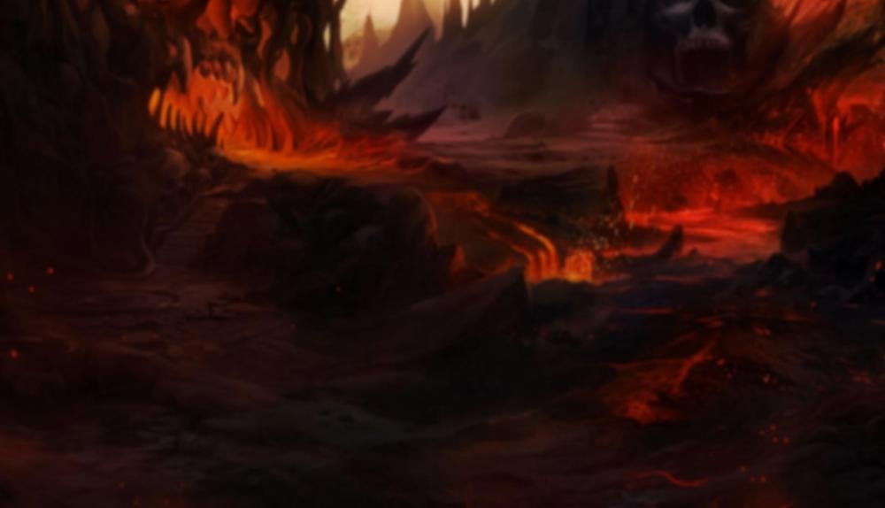 Game Background for Night Wolf - Darkest Flame by Spinomenal