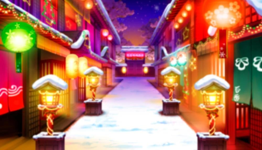 Game Background for Oiran Dream Xmas by Oryx