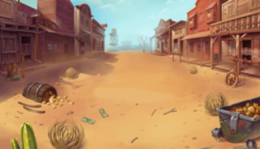 Game Background for Old West by EvoPlay