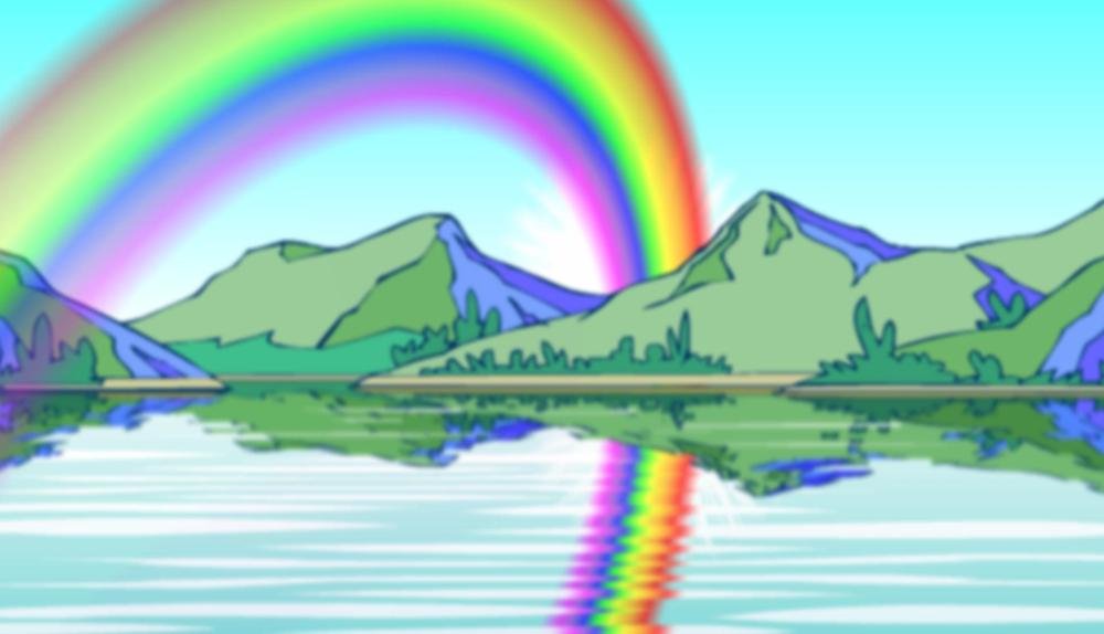 Game Background for Over the Rainbow by Realistic Games