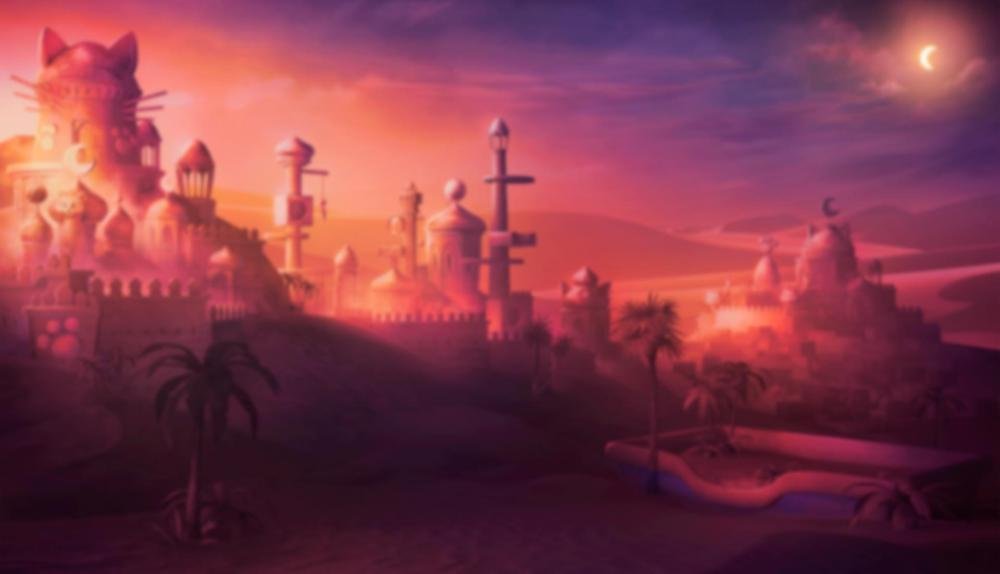 Game Background for Pawprints of Purrsia by Kalamba