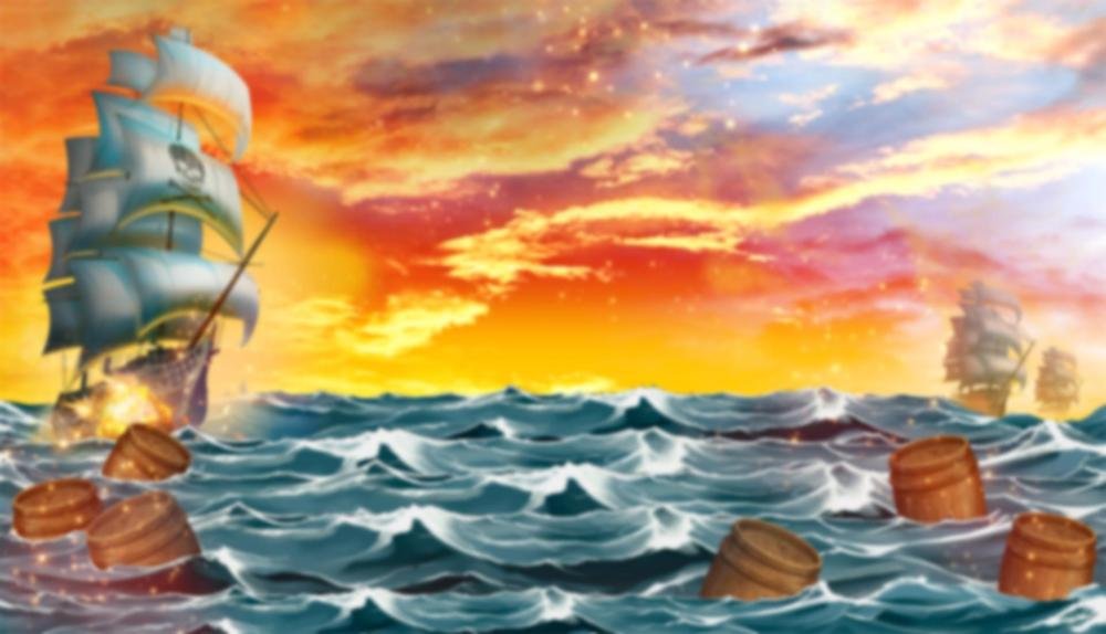 Game Background for Pirate Kingdom Megaways by Iron Dog Studio